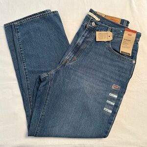 Levi's Classic Indigo Wide Leg Jeans